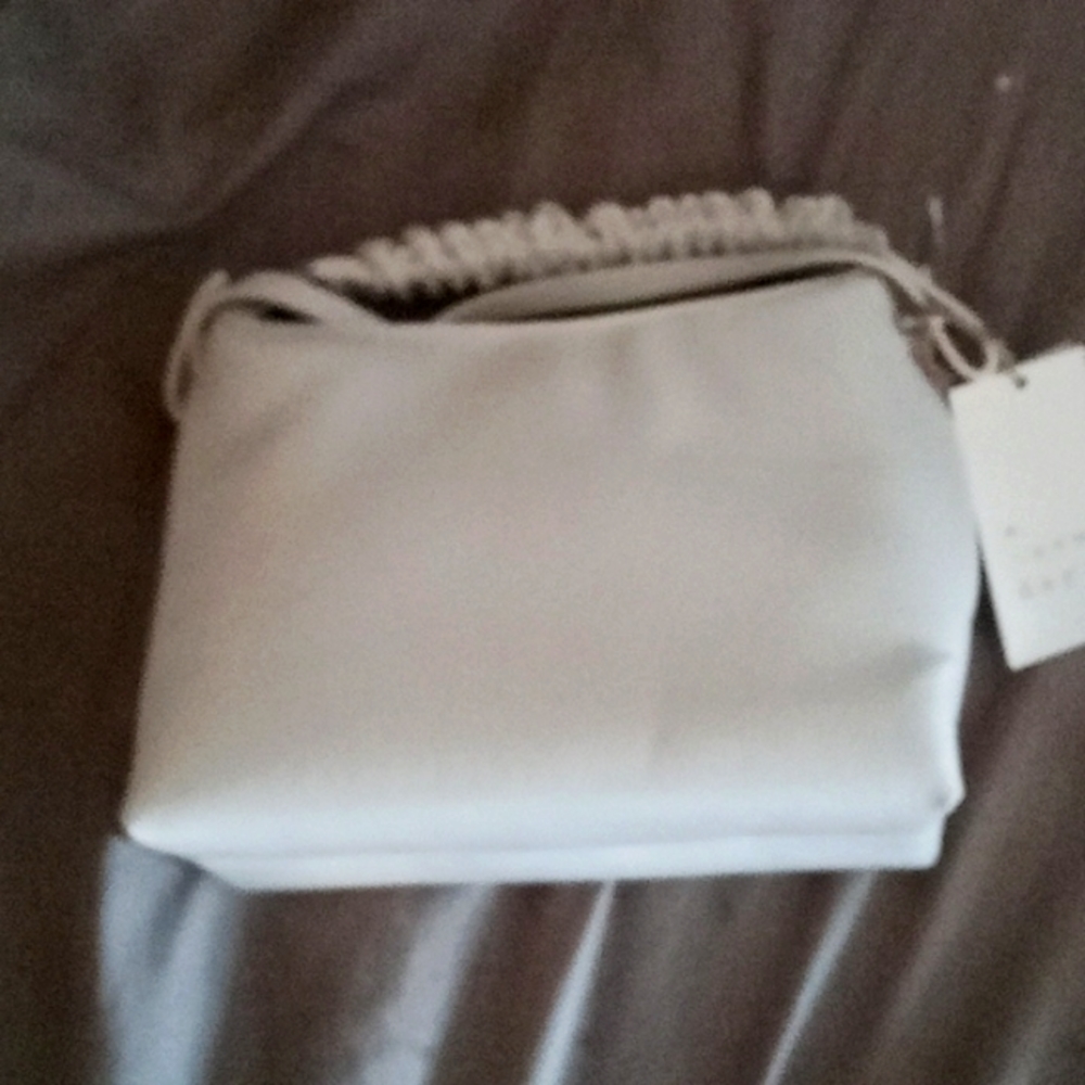 White purse